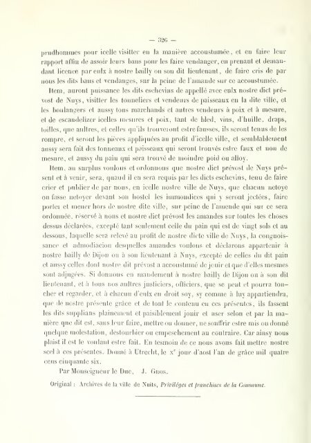 Chartes de communes et d'affranchissements en Bourgogne