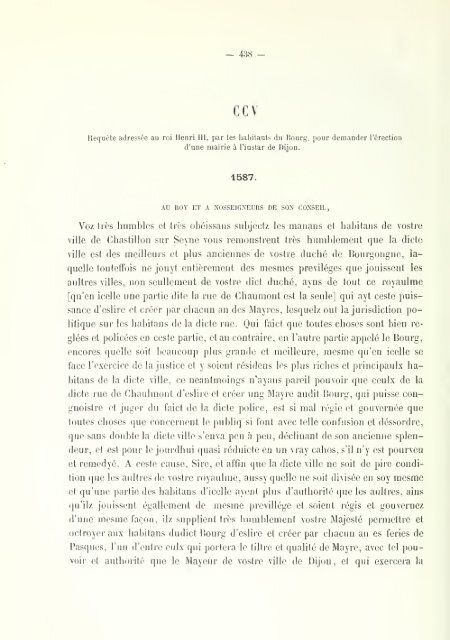 Chartes de communes et d'affranchissements en Bourgogne