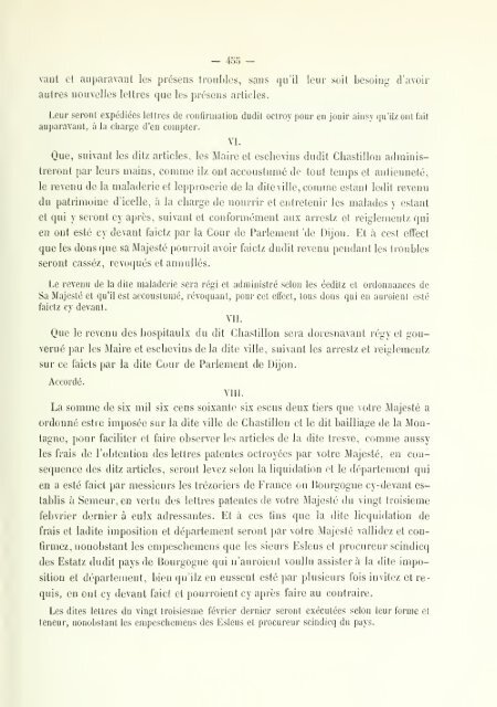 Chartes de communes et d'affranchissements en Bourgogne