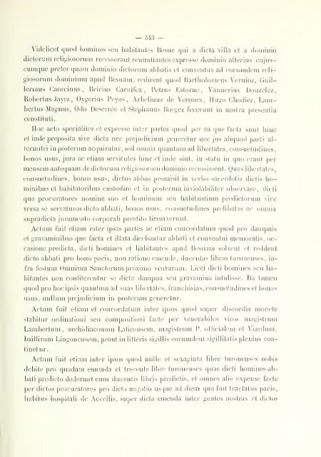 Chartes de communes et d'affranchissements en Bourgogne