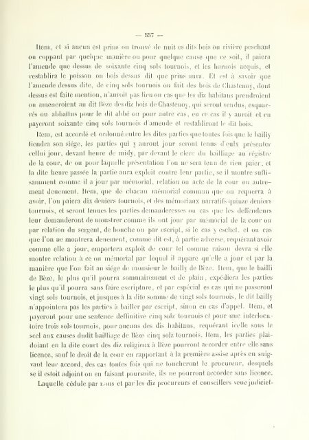 Chartes de communes et d'affranchissements en Bourgogne