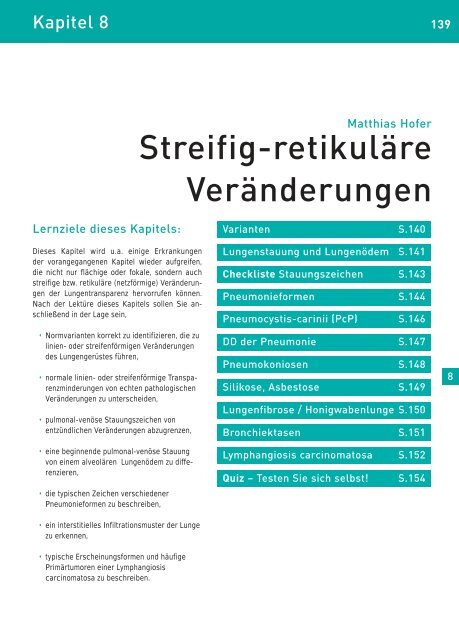 Streifig-retikuläre Veränderungen - Klinikfinder.de