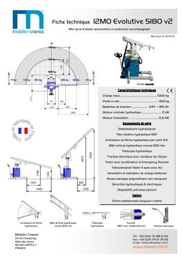 Fiche technique 12MO Evolutive S180 V2 121016 - Mobilev