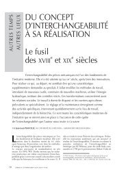 Du concept d'interchangeabilité à sa réalisation - Annales des Mines