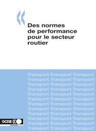 Recherche en matière de transport routier et intermodal : Des ...