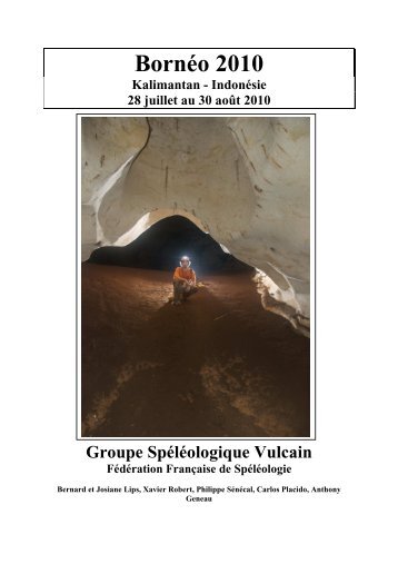 rapport - Groupe Spéléologique Vulcain