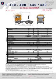 R 360 / 400 / 440 / 480 LA6x2/4MNA - en S-order ... - Scania