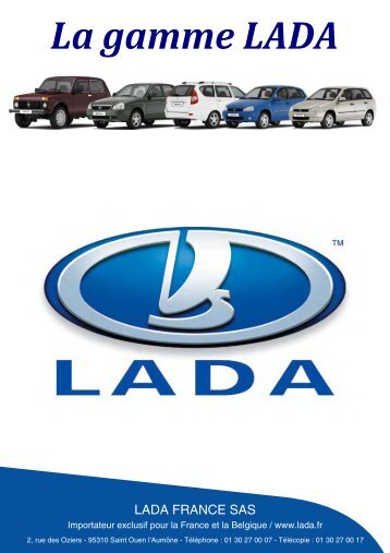 Télécharger la brochure - Lada France