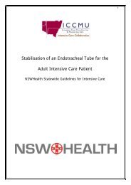 Stabilisation of an Endotracheal Tube for the Adult Intensive Care ...