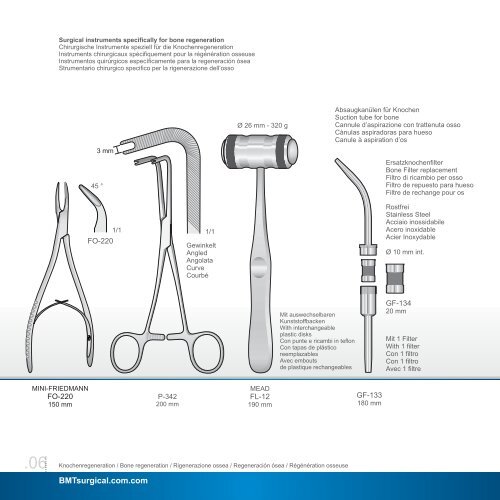 Bone Regeneration Catalogue - Germiphene