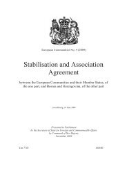 Stabilisation and Association Agreement - Official Documents