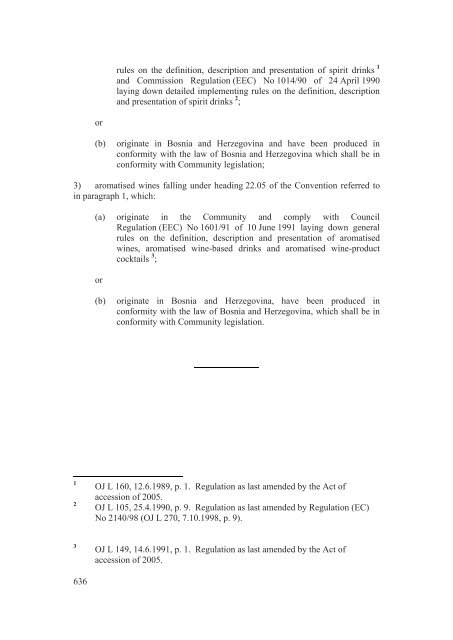 Stabilisation and Association Agreement - Official Documents