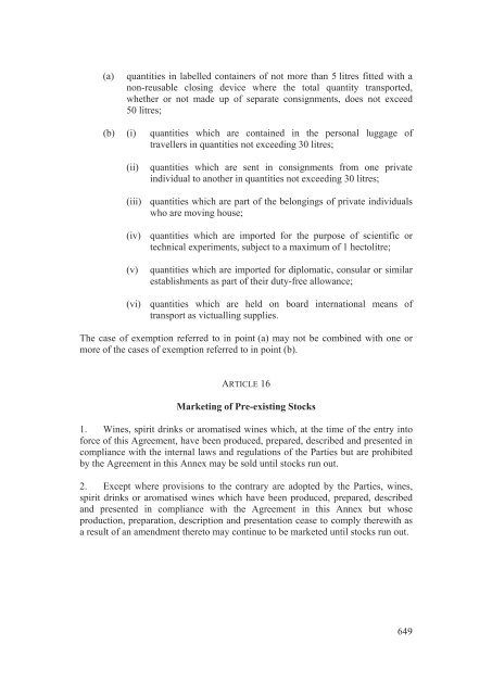 Stabilisation and Association Agreement - Official Documents