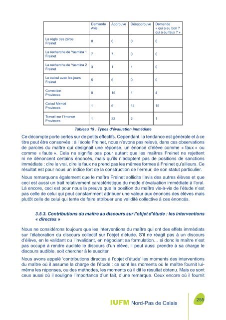 Télécharger le tome 1 - IUFM