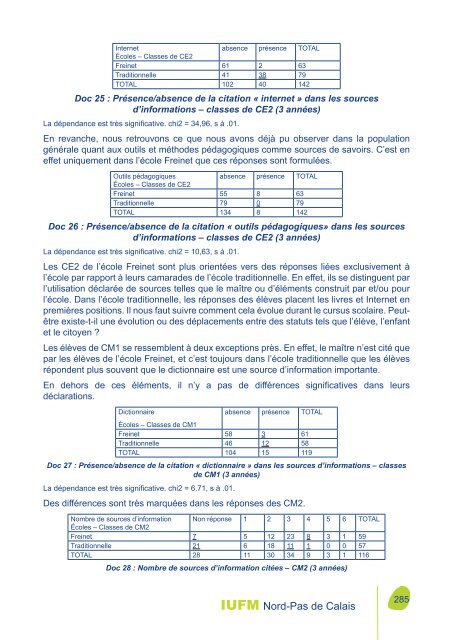 Télécharger le tome 1 - IUFM