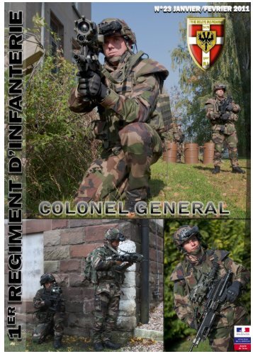 Colonel-Général numéro 23 - 1er Régiment d'Infanterie - Ministère ...