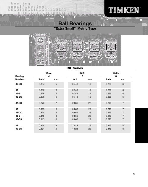 Ball Bearing - Timken