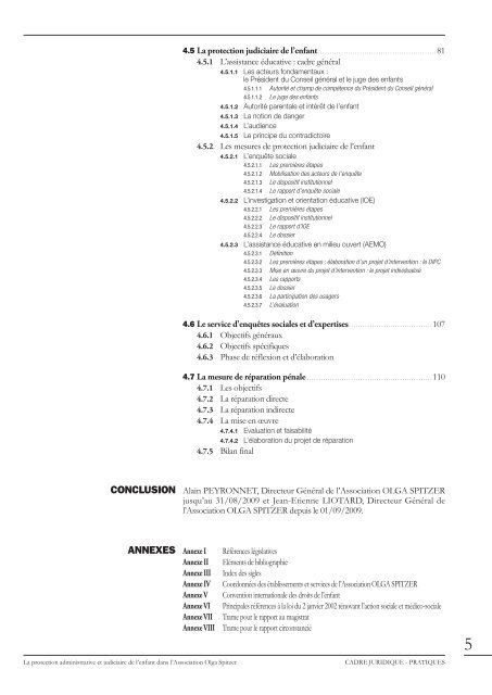 La protection administrative et judiciaire de l'enfant dans l ...