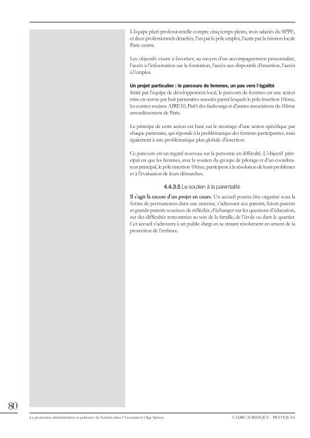 La protection administrative et judiciaire de l'enfant dans l ...