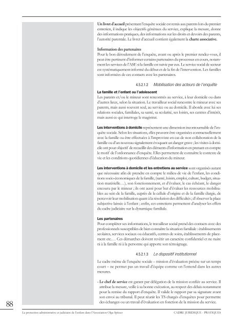 La protection administrative et judiciaire de l'enfant dans l ...