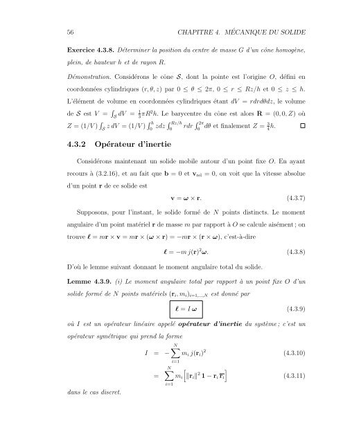 Mécanique du solide et Mécanique analytique - CPT