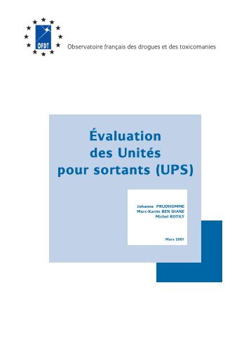 Evaluation des Unités pour sortants. - OFDT