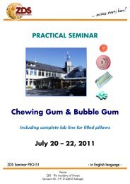Peo-51 pratical seminar in chewing gum & bubble gum - ZDS