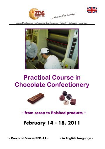 Practical Course in Chocolate Confectionery - ZDS