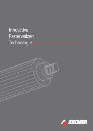 Innovative Rasterwalzen Technologie - Zecher