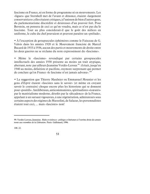 L'immunité de la France envers le fascisme: un demi ... - Marc Angenot