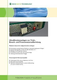 Ultrafiltration (277 kB) - Zech Umwelt GmbH