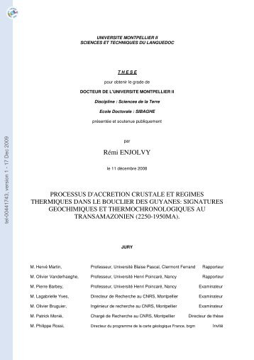 Processus d'accrétion crustale et régimes thermiques dans le ...