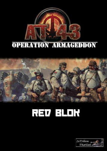 AT-43 : Opération Armageddon - Army Book Red Blok