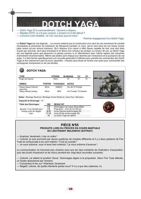 AT-43 : Opération Armageddon - Army Book Red Blok