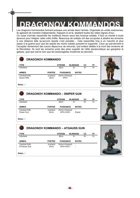 AT-43 : Opération Armageddon - Army Book Red Blok