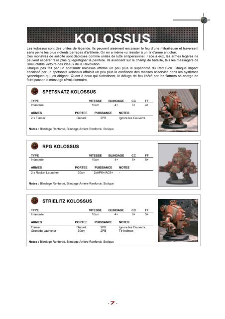 AT-43 : Opération Armageddon - Army Book Red Blok