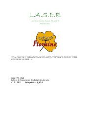 Catalogue LASER 7 - Floraine
