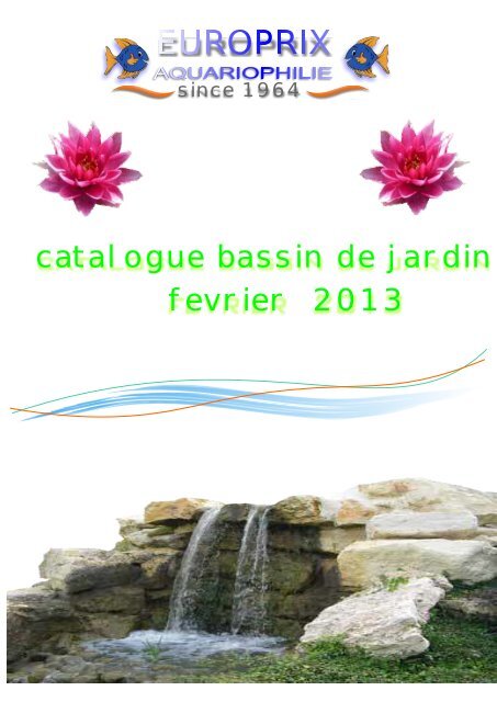 catalogue bassin - Europrix