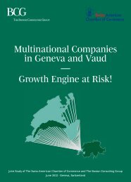 Multinational Companies in Geneva and Vaud Growth Engine at Risk!