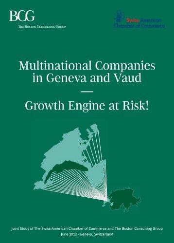 Multinational Companies in Geneva and Vaud Growth Engine at Risk!