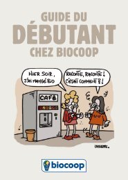 Le guide du débutant chez Biocoop