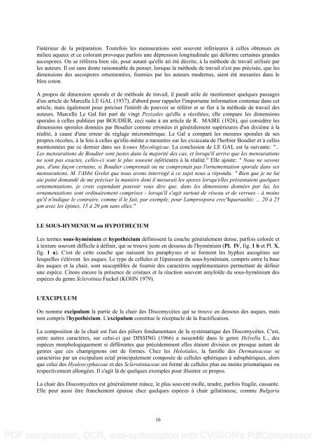 Contribution à l'étude des Discomycètes - ASCOfrance