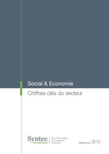 Chiffres clés du secteur logiciels et services informatiques - Syntec ...