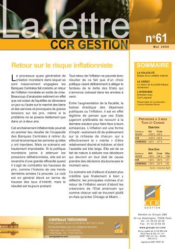 Retour sur le risque inflationniste - Altaprofits