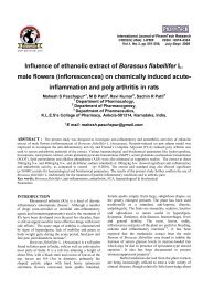 Influence of ethanolic extract of Borassus flabellifer L. male flowers ...