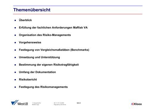 Versicherungen – Pensionskassen – Versorgungswerke