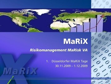 MaRiX-Software Teil 2 - Xapio GmbH