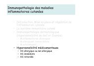 Immunopathologie des maladies inflammatoires cutanées