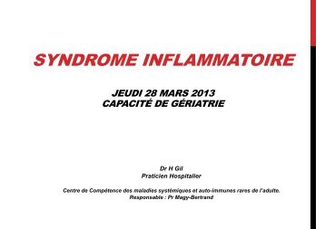 syndrome inflammatoire