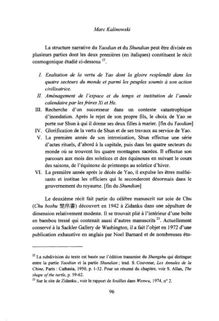 Fonctionnalité calendaire dans les cosmogonies anciennes ... - AFEC